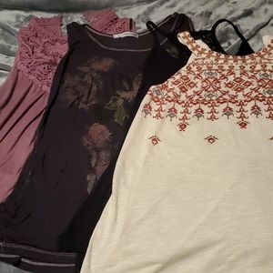 Lot of Four Women's XL Tank Tops